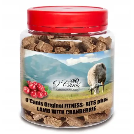 O'Canis Przysmak trenerski Jagnięcina z żurawiną 400g